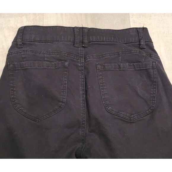 Draper James RSVP Size 6 Black Skinny Jeans Cross Goth Grunge Vamp Emo 27 X 26.5 - Picture 7 of 7